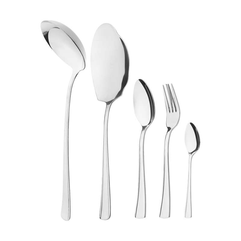 سرویس قاشق و چنگال 32 پارچه صنایع استیل ایران مدل مونزا سرویس قاشق و چنگال 32 پارچه صنایع استیل ایران مدل مونزا