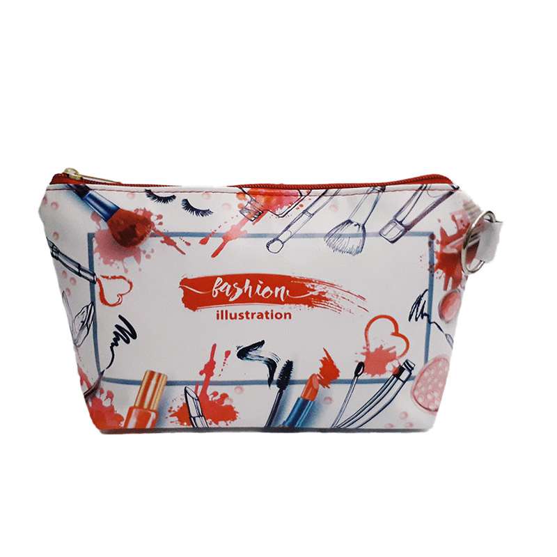 کیف لوازم آرایش زنانه مدل قایقی چاپی کد16