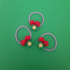 کش مو زنانه مدل گیلاس مجموعه 3 عددی