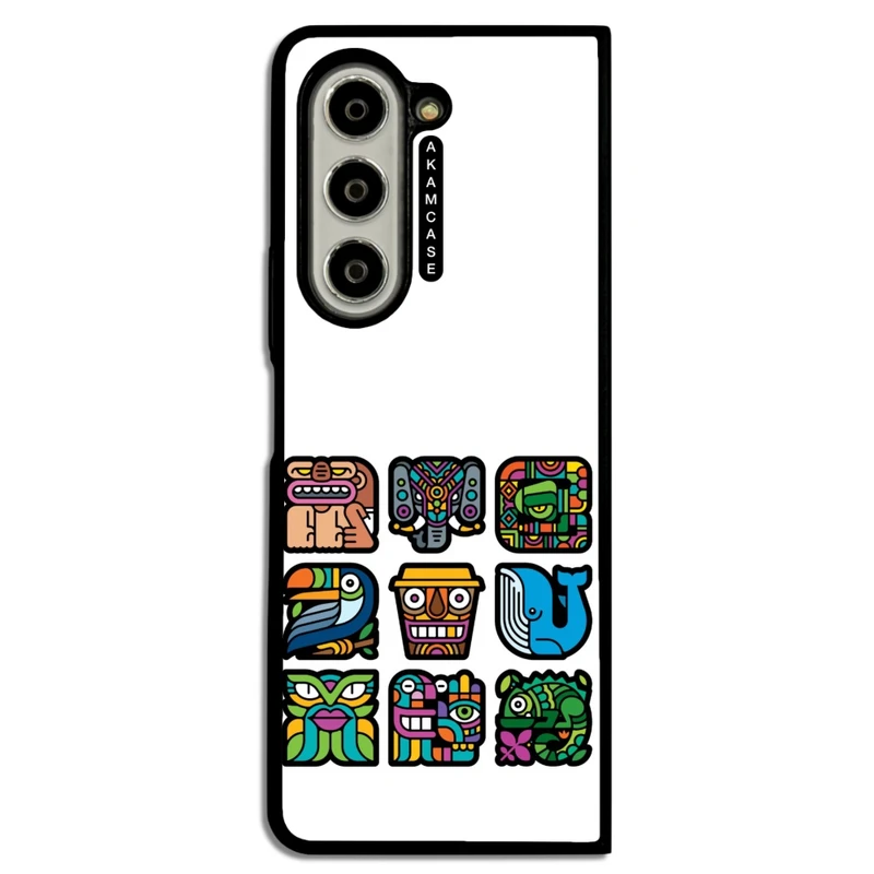 کاور آکام مدل AMC-WSGZFOLD5-MODERN CULTURE-4 مناسب برای گوشی موبایل سامسونگ Galaxy Z Fold 5