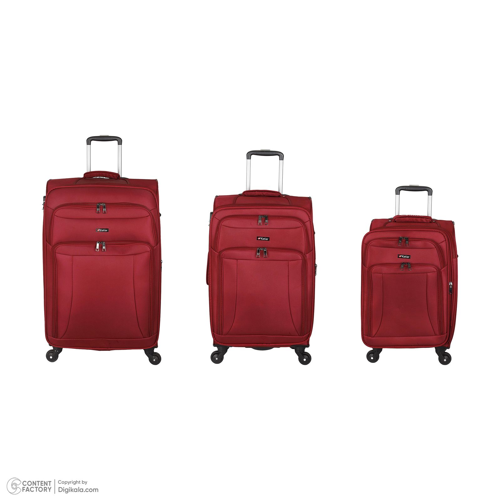 مجموعه سه عددی چمدان کاتیار مدل 233 -  - 2