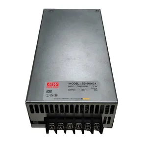  منبع تغذیه سوئیچینگ 24 ولت 25 آمپر مینول پاوران مدل SE-600-24