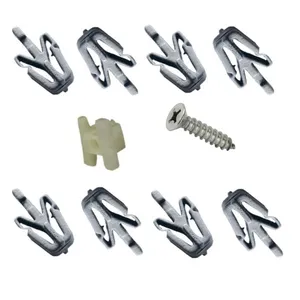 مجموعه خار و پیچ جلو پنجره کارجی کد mk مناسب برای پراید بسته 10 عددی