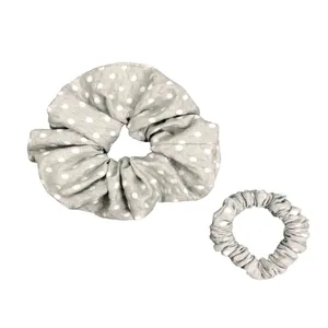 کش مو دخترانه مدل خالخالی کد 54 مجموعه 2 عددی