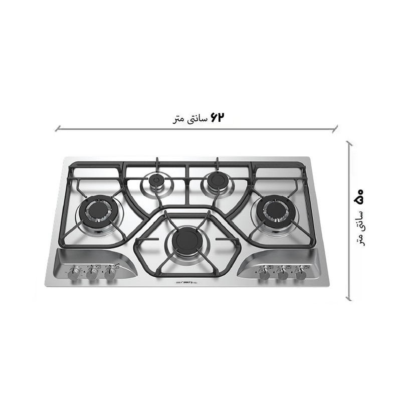 اجاق گاز صفحه ای رابیتس مدل RS-504t