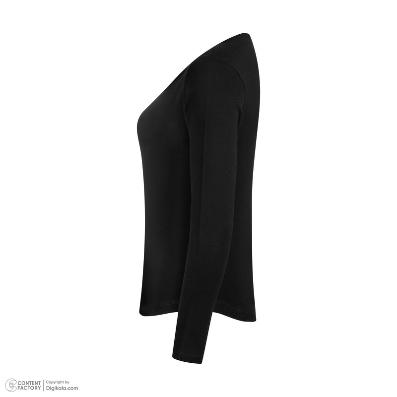 بلوز آستین بلند زنانه افراتین مدل 7575 رنگ مشکی