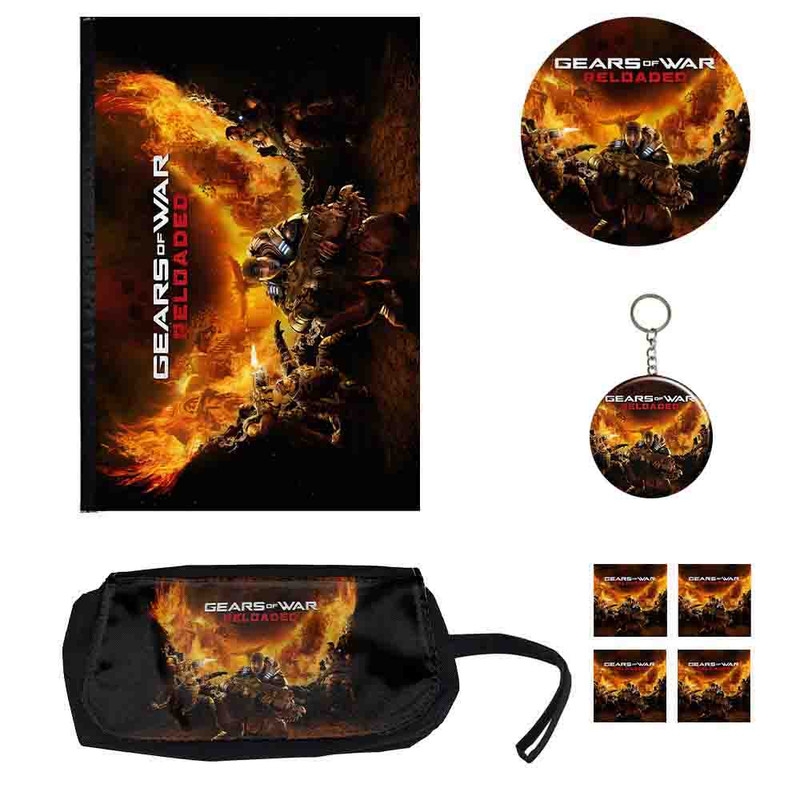 بسته لوازم تحریر مدل گرز آو وار بسته 8 عددی