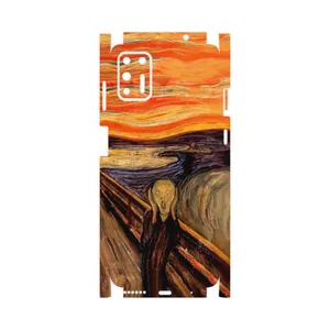 MAHOOT The Scream of Munch-FullSkin Cover Sticker for Motorola Moto G9 Plus