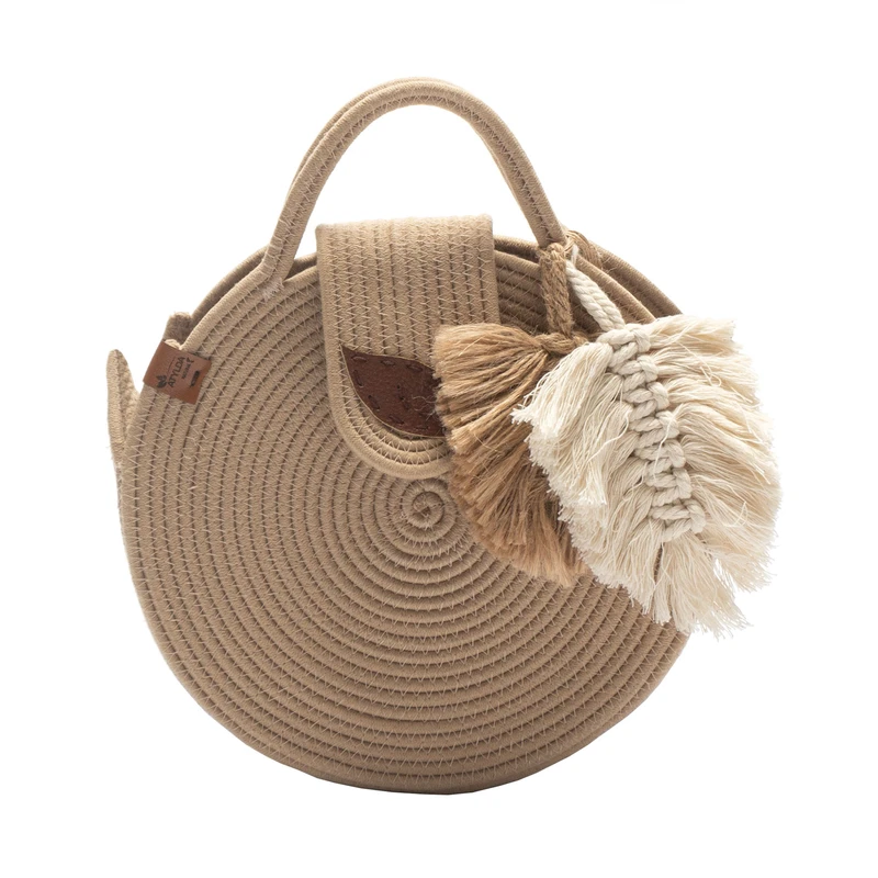 کیف دستی بافتنی آتیلدا مدل بهاره کد 002