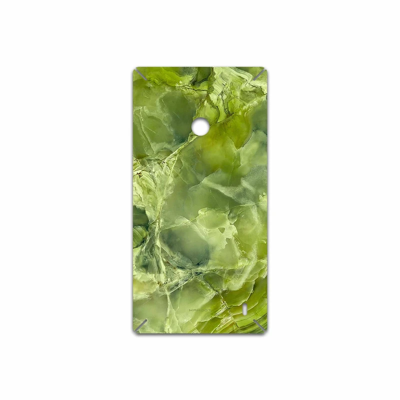 برچسب پوششی ماهوت مدل Green Crystal Marble مناسب برای گوشی موبایل نوکیا Lumia 520