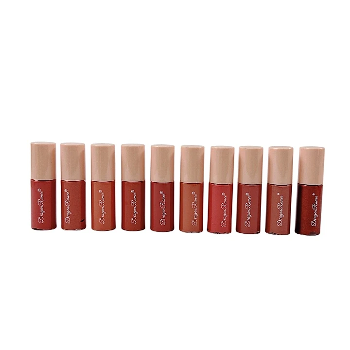 رژلب مایع دراگون رانی مدل فانتزی کد 01 مجموعه 10 عددی