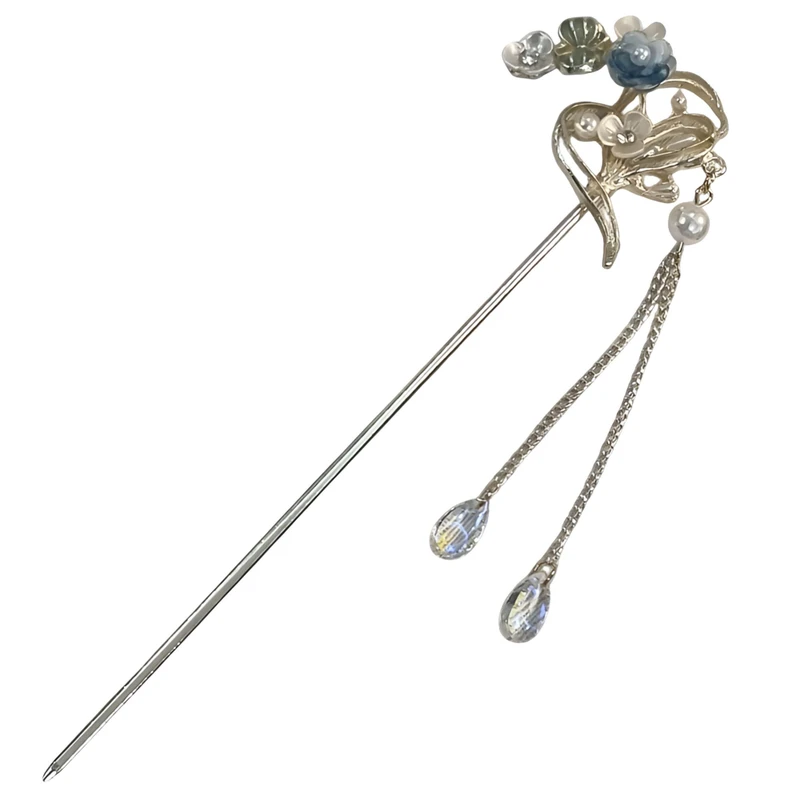 گیره مو زنانه مدل کانزاشی طرح پیچک