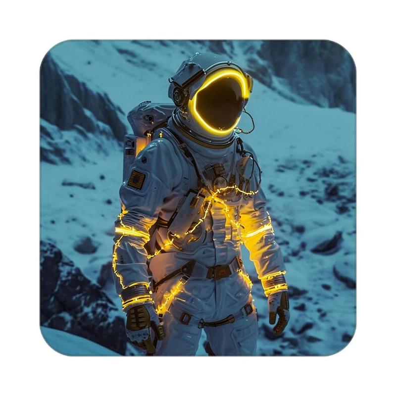 زیر لیوانی کاکتی طرح فضانورد مدل mp46023