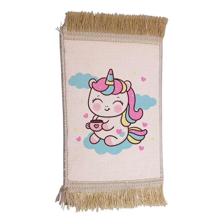 فرش ماشینی دیوارکوب مدل یونیکورن کد 91