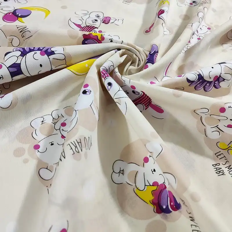 پارچه ملحفه مدل عروسکی ربیت کد 300