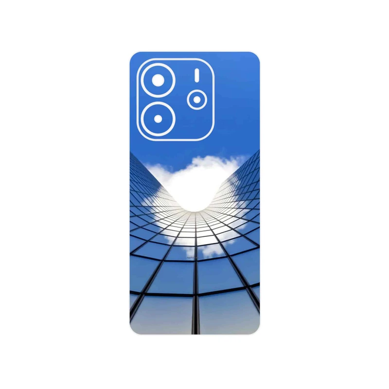 برچسب پوششی ماهوت مدل Glass skyscraper مناسب برای گوشی موبایل شیائومی Redmi Note 14 4G
