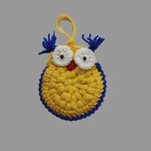 آویز بافتنی مدل جغد