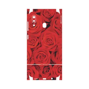 MAHOOT Red-Flower Cover Full skin Sticker for Samsung Galaxy A30