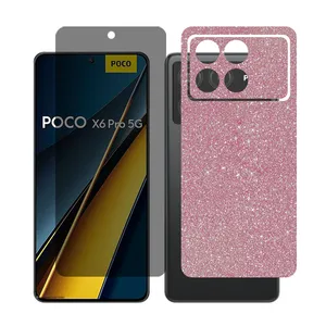 Glass Together model privacy Screen Protector Suitable for Xiaomi Poco X6 Pro Mobile Phone with Back cover sticker