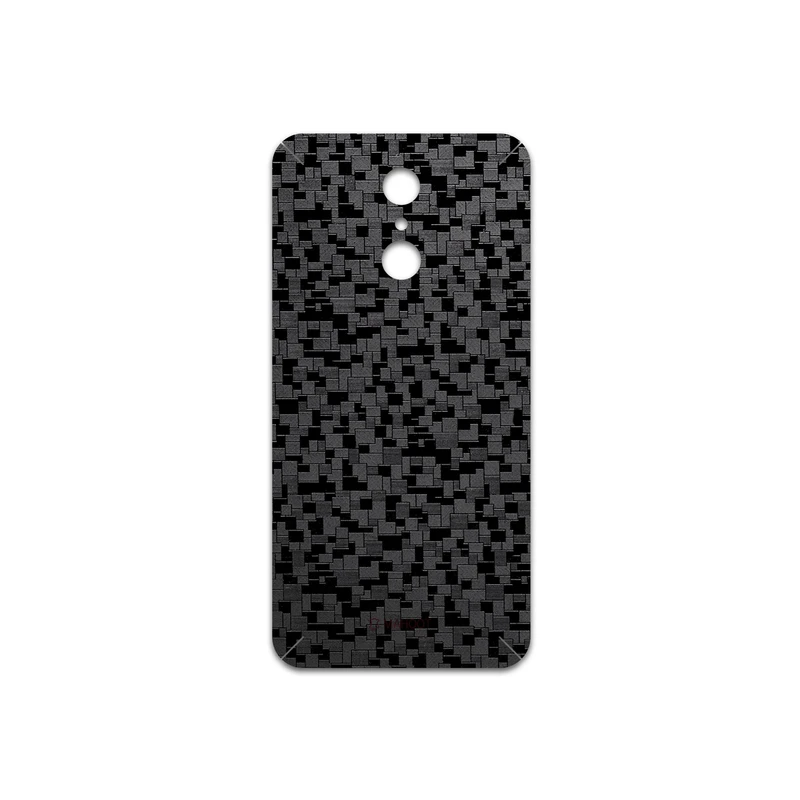 برچسب پوششی ماهوت مدل Black-Silicon مناسب برای گوشی موبایل ال جی Q7