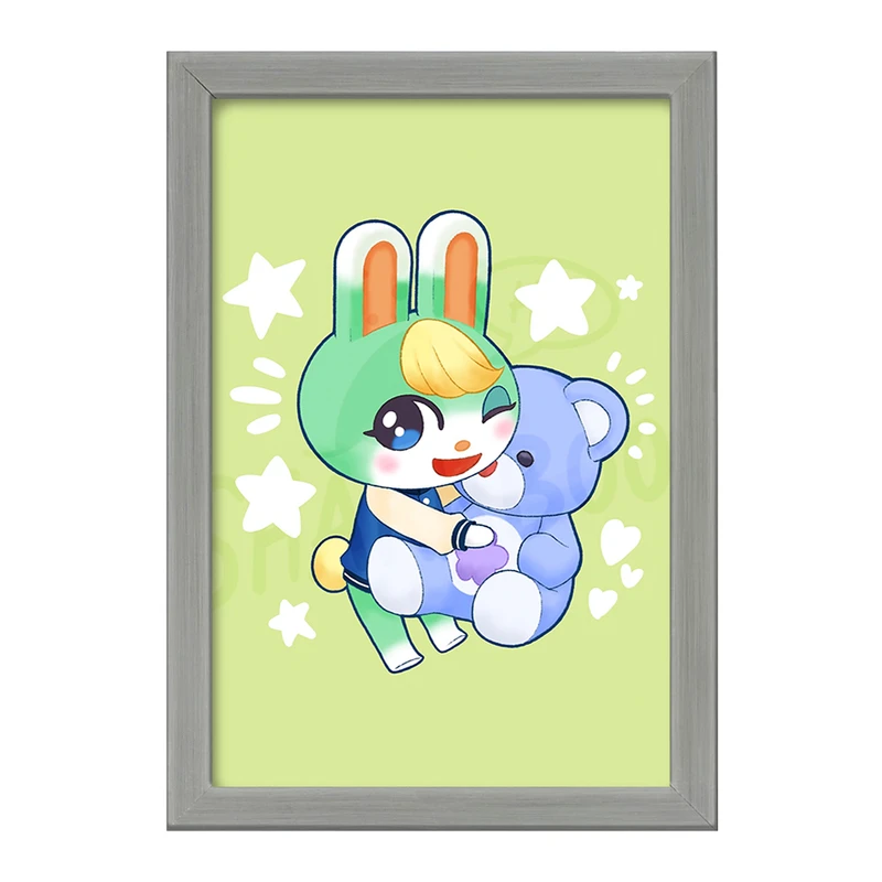 تابلو خندالو طرح بازی انیمال کراسینگ (Animal Crossing) کد 32633