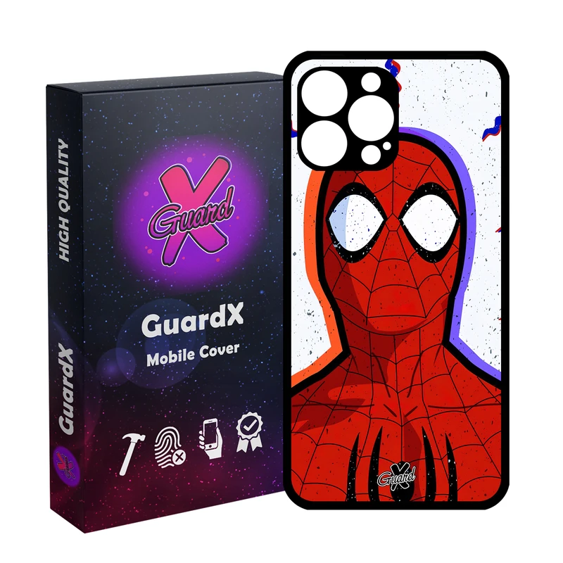 کاور گارد ایکس طرح Spider Man مدل Glass10495 مناسب برای گوشی موبایل اپل iPhone 13 Pro Max