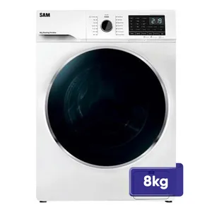 ماشین لباسشویی 8 کیلوگرم اتوماتیک سام مدل BL-Q1475/WB