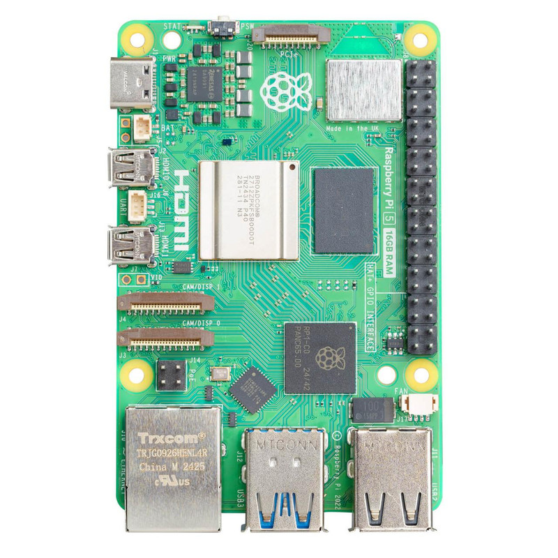 برد رسپبری پای رزبری پای مدل PI 5 16GB