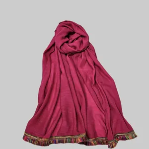 شال زنانه مدل حاشیه نواردار