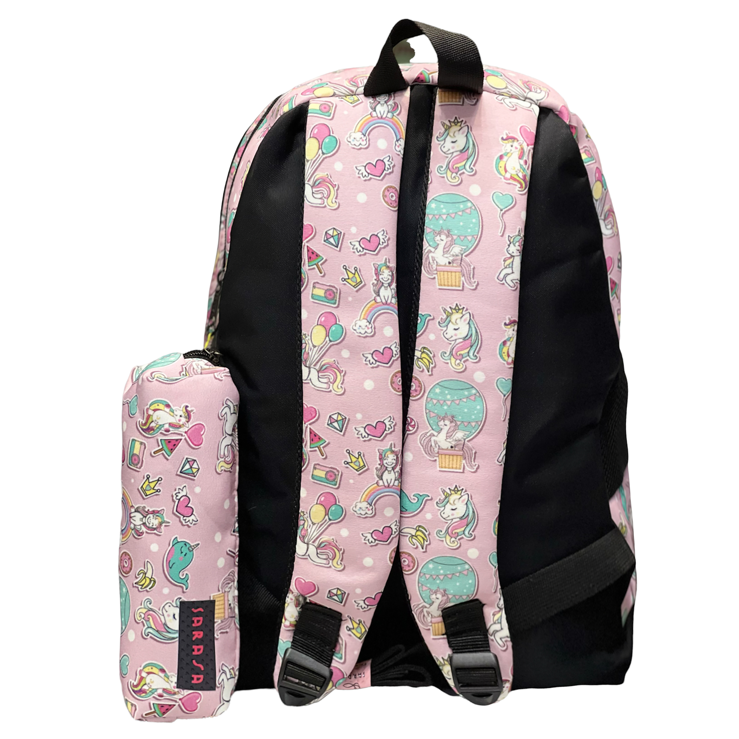 کوله پشتی ساراسا طرح یونیکورن مدل Unicorn 13 به همراه جامدادی