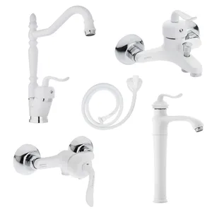 ست شیرآلات نایریکا مدل  قاجاری کد B-W02 پایه بلند مجموعه 5 عددی