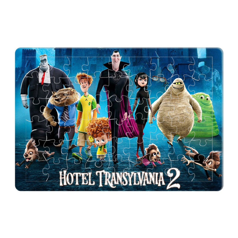 پازل 54 تکه هومرو طرح هتل ترانسیلوانیا مدل PL25