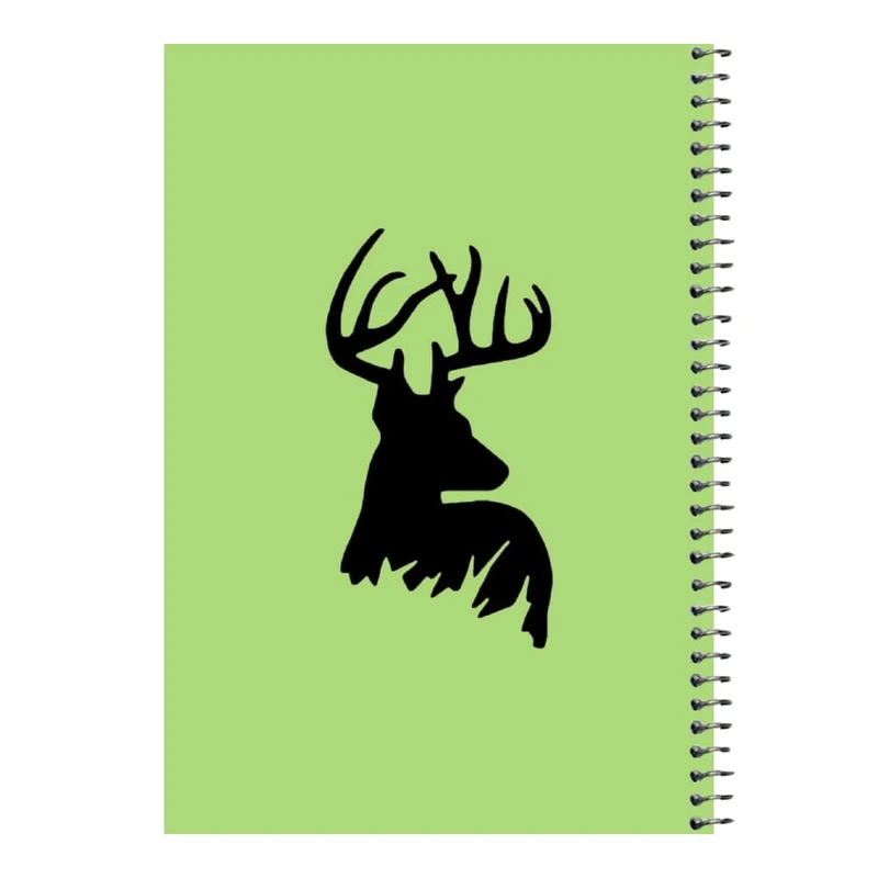 دفتر مشق 80 برگ اس جی مدل گوزن کد۶   