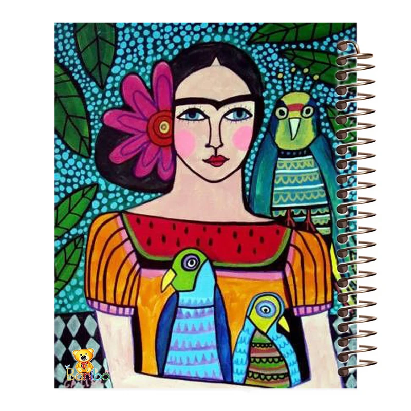 دفتر نقاشی 50 برگ بانیبو مدل زن کد 339