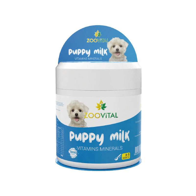 شیر خشک توله سگ زوویتال مدل Puppy Milk وزن 200 گرم