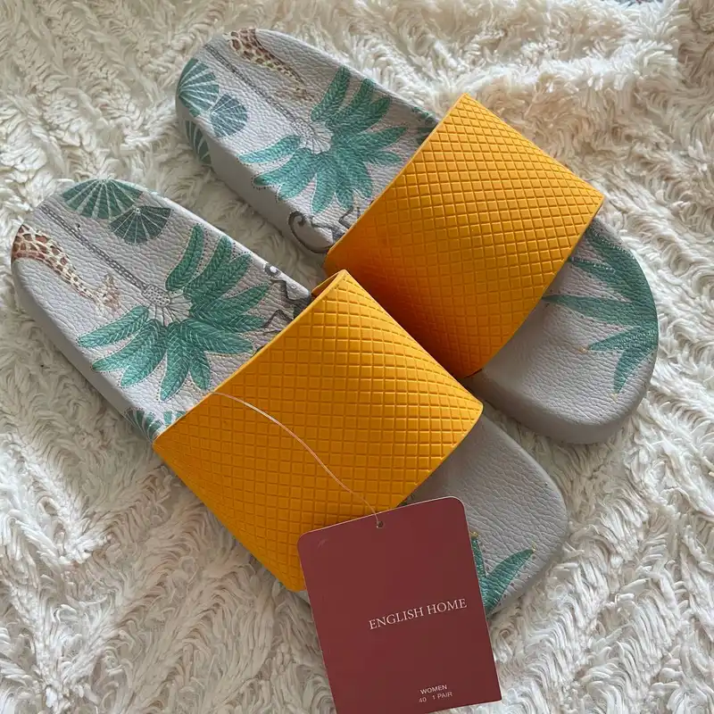 دمپایی زنانه انگلیش هوم مدل Belinda Yllw