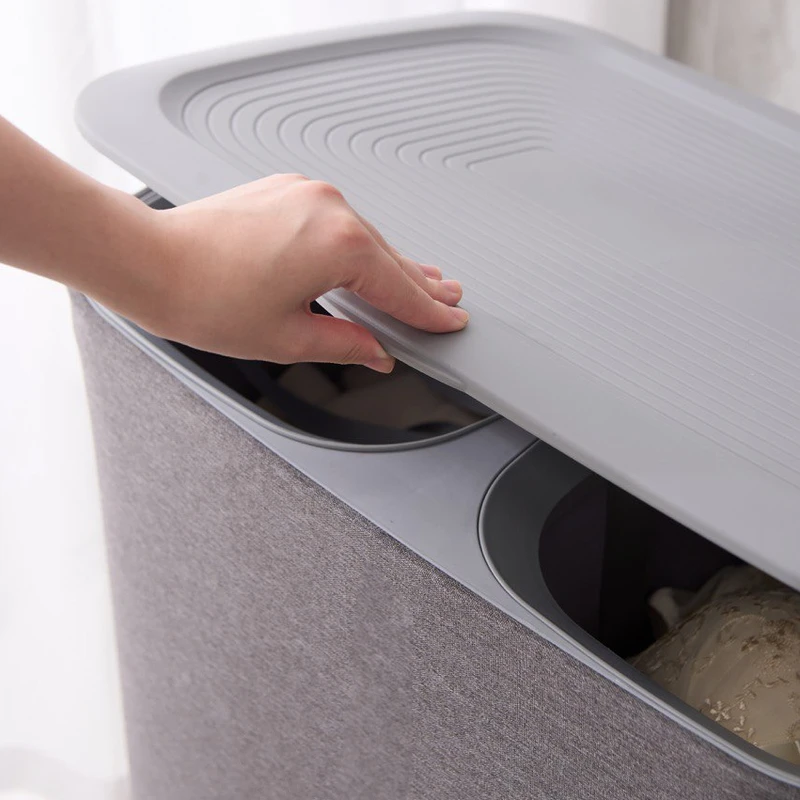 عکس شماره 7 : سبد رخت چرک مدل ترولی چرخ دار 50