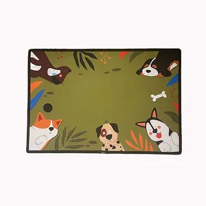 مت زیرانداز ظرف غذا و آب سگ مدل p5