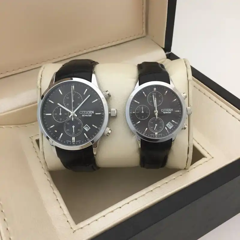 ست ساعت مچی عقربه ای زنانه و مردانه  مدل CITI004