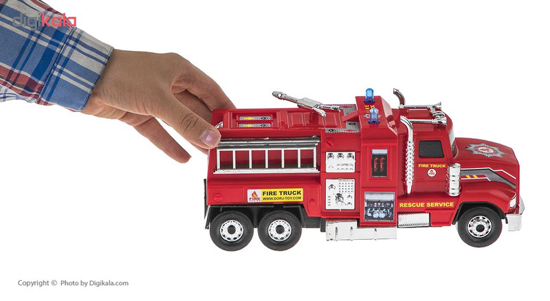 ماشین آتش نشانی اسباب بازی دورج توی طرح Fire Truck