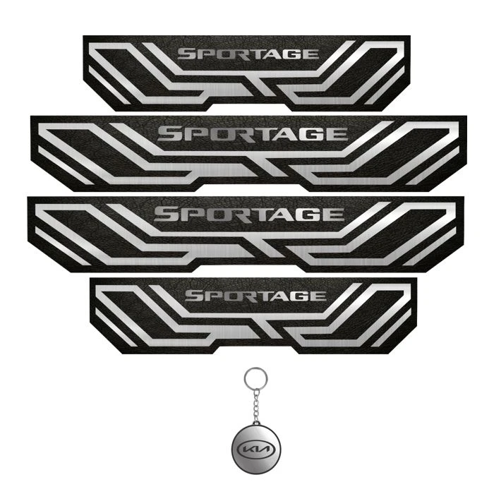 برچسب پارکابی خودرو مهدیار کد PKA 2042 مناسب برای کیا اسپورتیج مجموعه 4 عددی به همراه جاکلیدی