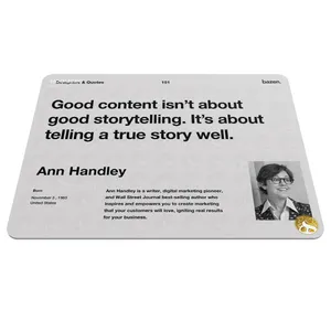 ماوس پد هومرو مدل A6373 طرح بیزینس و جملات انگیزشی