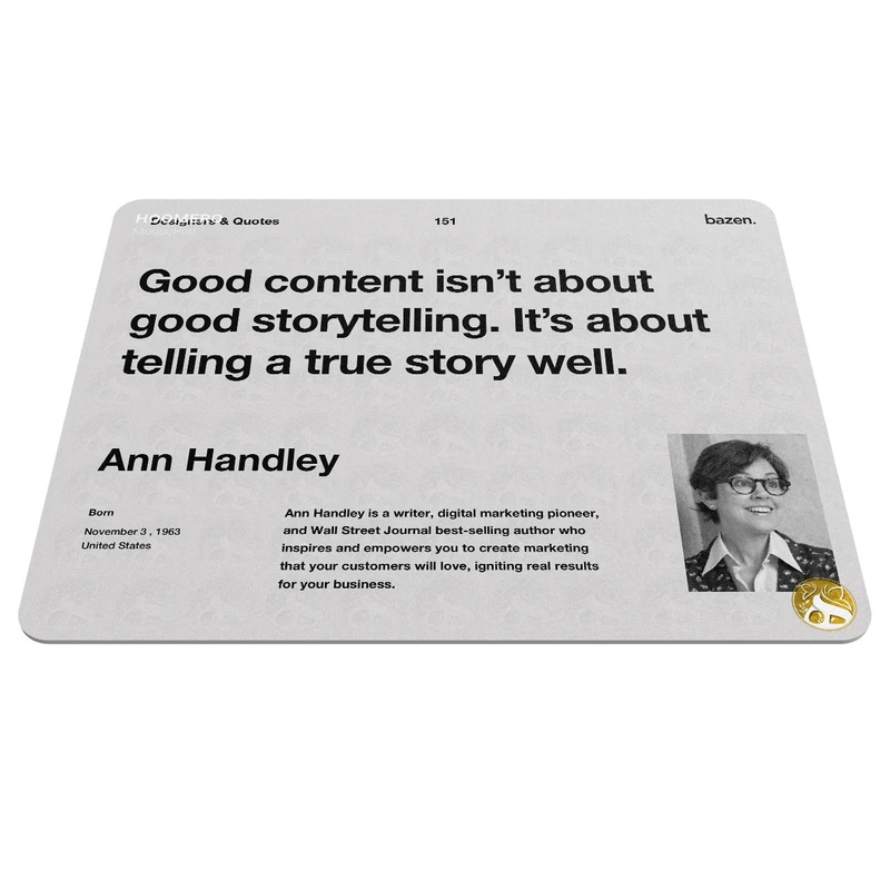 ماوس پد هومرو مدل A6373 طرح بیزینس و جملات انگیزشی