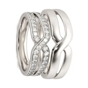ست انگشتر نقره روژه گالری مدل DSRS002S