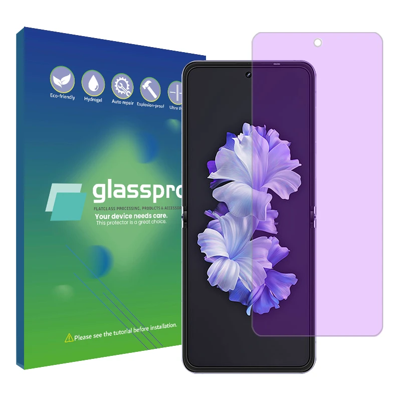 محافظ صفحه نمایش ضد اشعه بنفش گلس پرو مدل Resistant مناسب برای گوشی موبایل تکنو Phantom V Flip