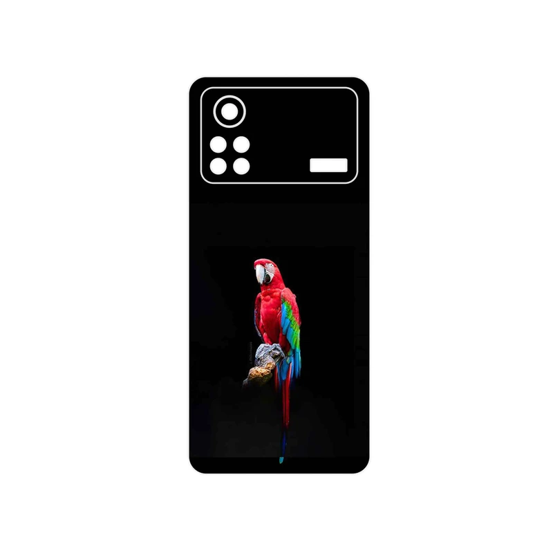 برچسب پوششی ماهوت مدل Parrot مناسب برای گوشی موبایل شیائومی Poco X4 Pro 5G