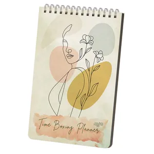 دفتر برنامه ریزی 80 برگ موتی مدل تایم باکس طرح مینیمال کد 80