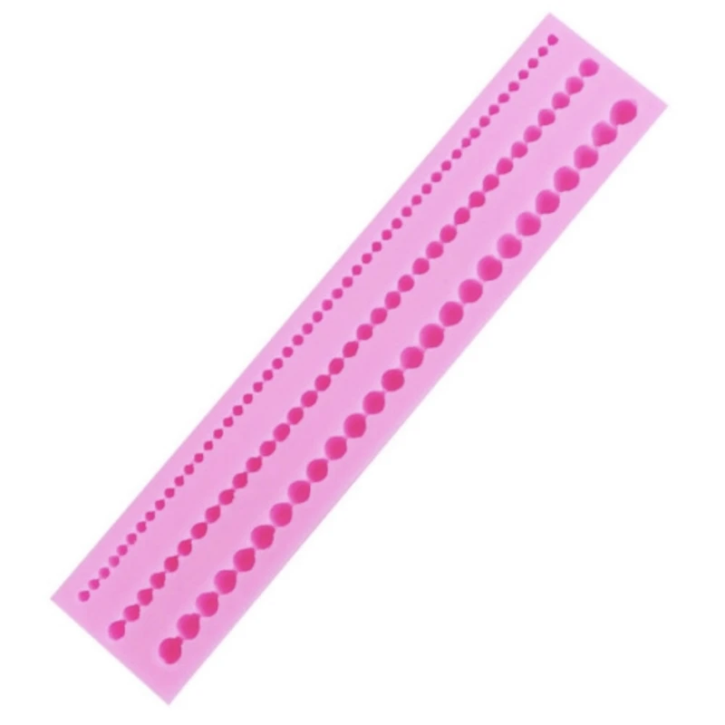 قالب شکلات مدل مالد فوندانت طرح مولد مروارید 3 ردیفه کد M3