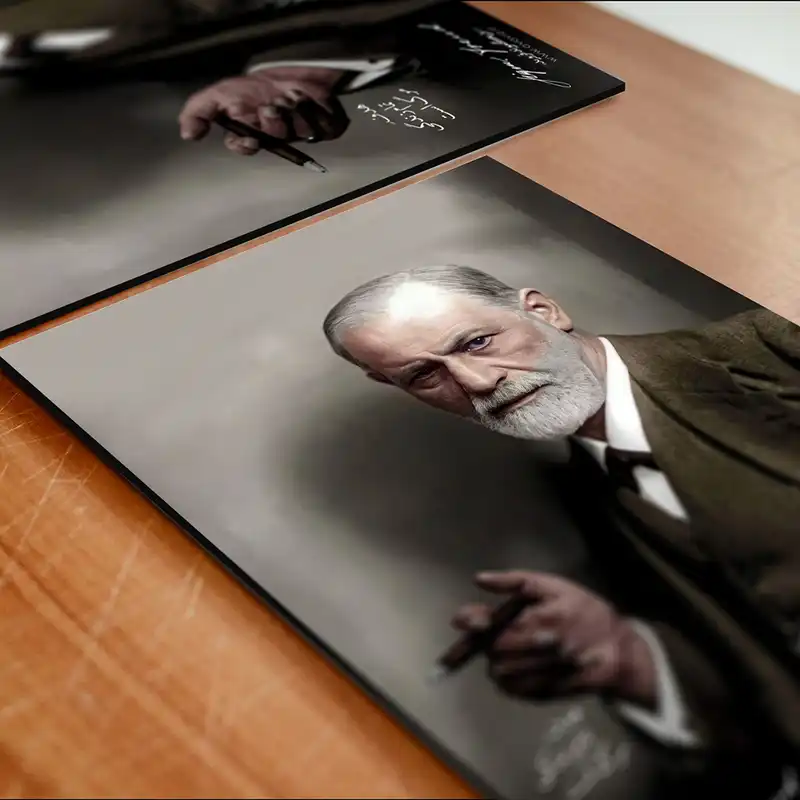 تابلو شاسی آواویز مدل زیگموند فروید کد 4Goush571