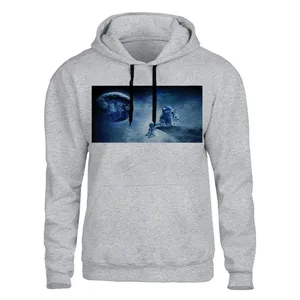 هودی مردانه مدل فضانورد کد B34 رنگ طوسی T